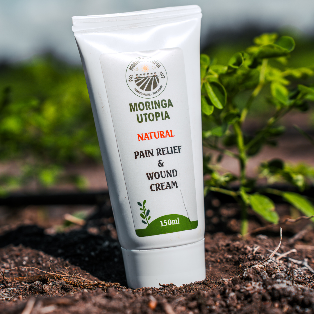 Moringa Cream Organic Moringa Pain Wound Cream Moringa Utopia Moringa Cream For Sale Front Image