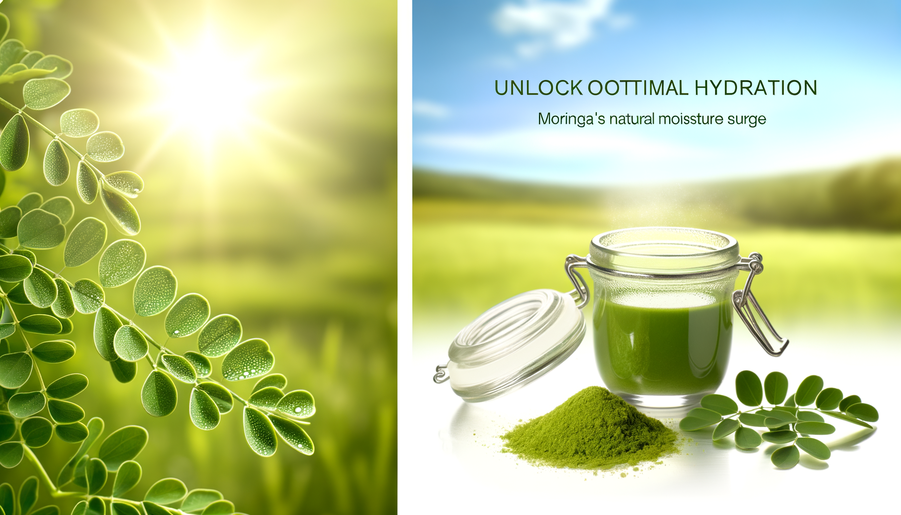 Unlock Optimal Hydration: Moringa's Natural Moisture Surge