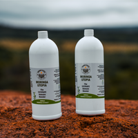 Two 1 litre bottles of Moringa Utopia concentrate
