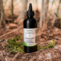 Directions for use and ingredients panel on the Moringa Utopia 200ml Dark Oil plastic bottle