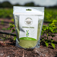 Front of Moringa Utopia 250g moringa leaf powder pouch